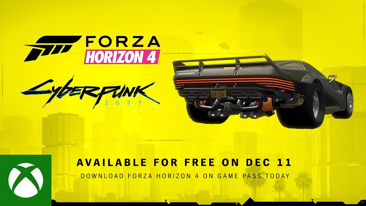 Forza Horizon 4 : une apparition de Cyberpunk 2077 - Michapx7