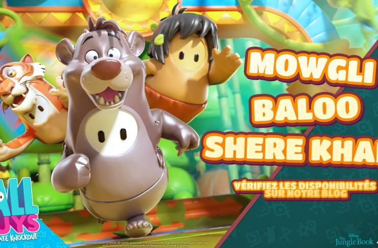 Fall Guys : le Livre de la Jungle débarque Fall Guys Livre de la Jungle