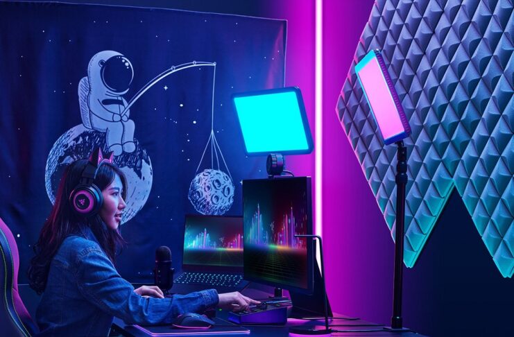 Razer Key Light Chroma : un panneau d’éclairage dédié au streaming Razer Key Light Chroma