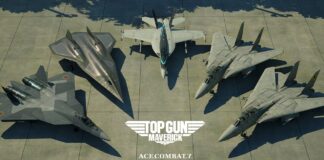Ace Combat 7 Skies Unknown : sortie du DLC Top Gun Ace Combat 7 Top Gun DLC